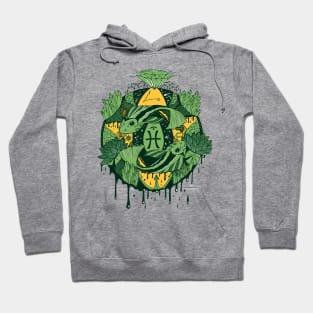 Forrest Green Mystic Pisces Motion Hoodie